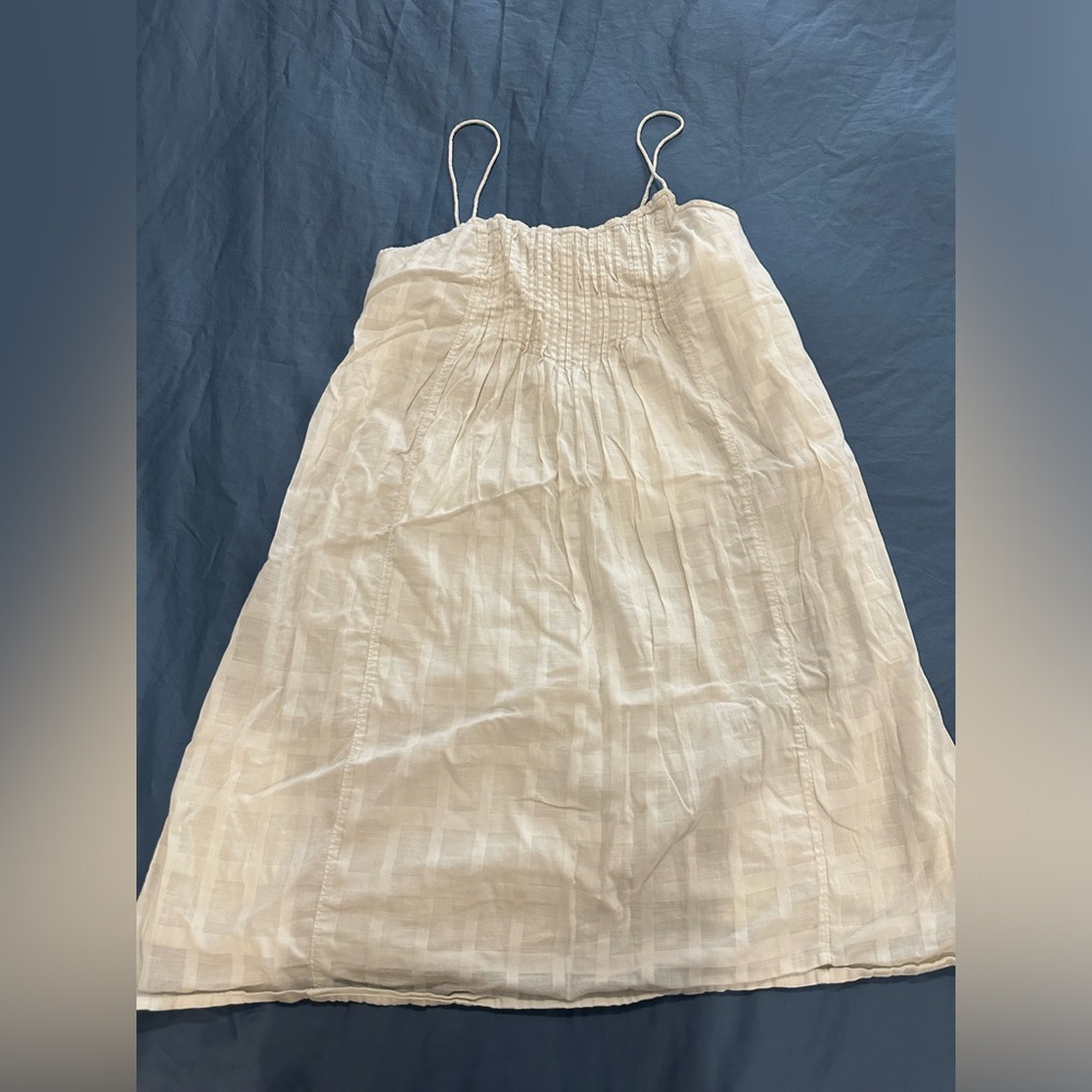 Jcrew white cotton dress